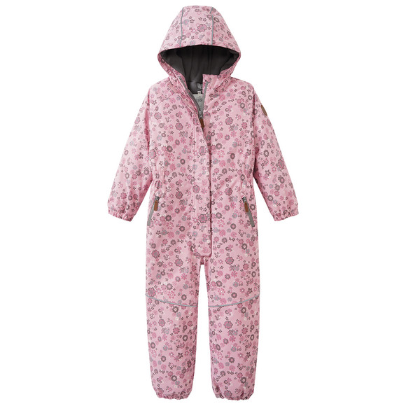 Mädchen Schneeoverall im Millefleur-Design