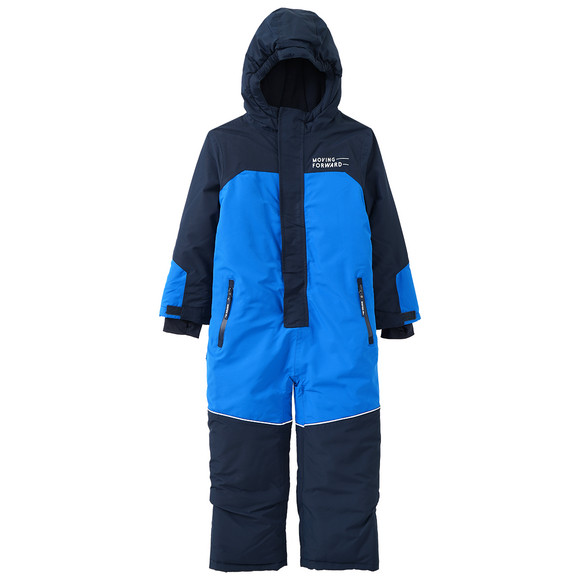 Jungen Schneeoverall mit Farbteilern