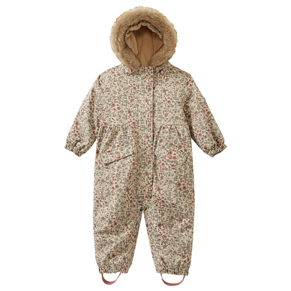 Baby Schneeoverall im Millefleur-Design