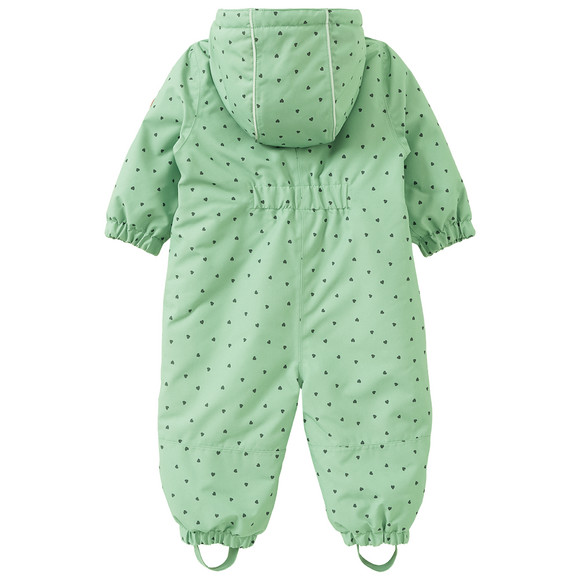 Baby Schneeoverall mit Herz-Allover