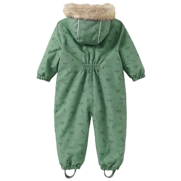 Baby Schneeoverall mit Fellimitat