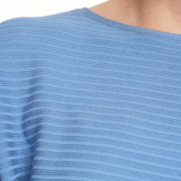 Damen Strickpullover mit Querrippen