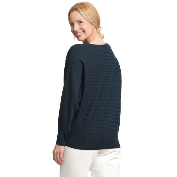 Damen Strickpullover mit Querrippen