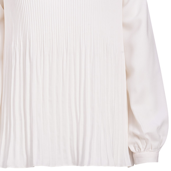 Damen Plissee-Bluse