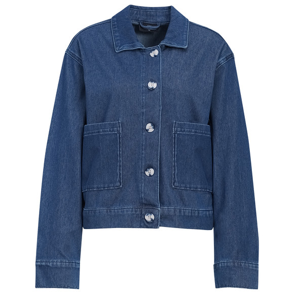 Damen Jeansjacke mit Knopfleiste
