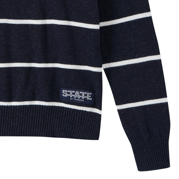 Jungen Pullover mit Streifen