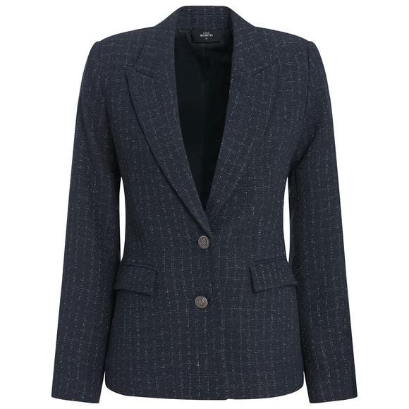 Damen Blazer in Bouclé-Optik