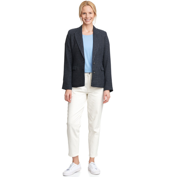 Damen Blazer in Bouclé-Optik