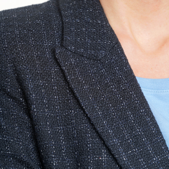 Damen Blazer in Bouclé-Optik