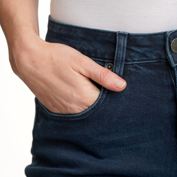 Damen Straight-Jeans im Five-Pocket-Style