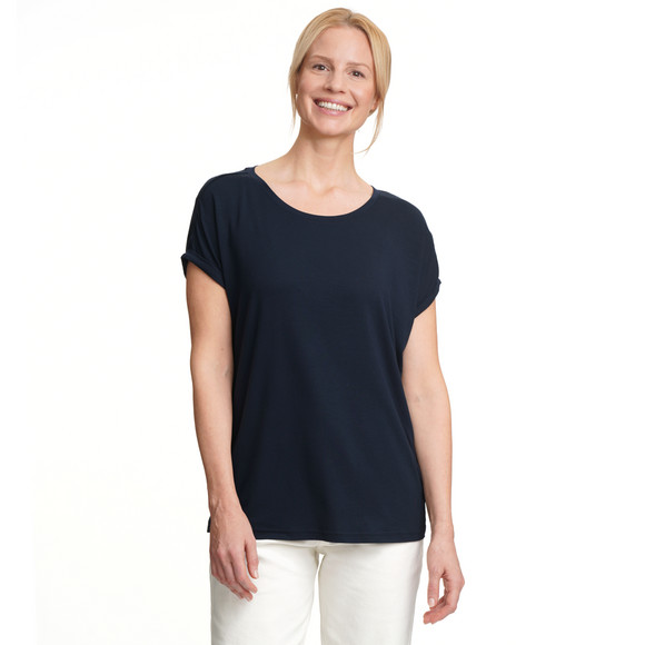 Damen T-Shirt unifarben
