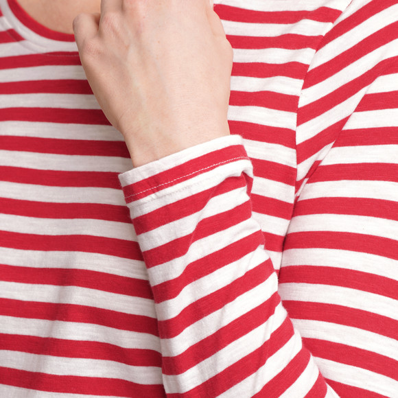 Damen Langarmshirt im Streifen-Look