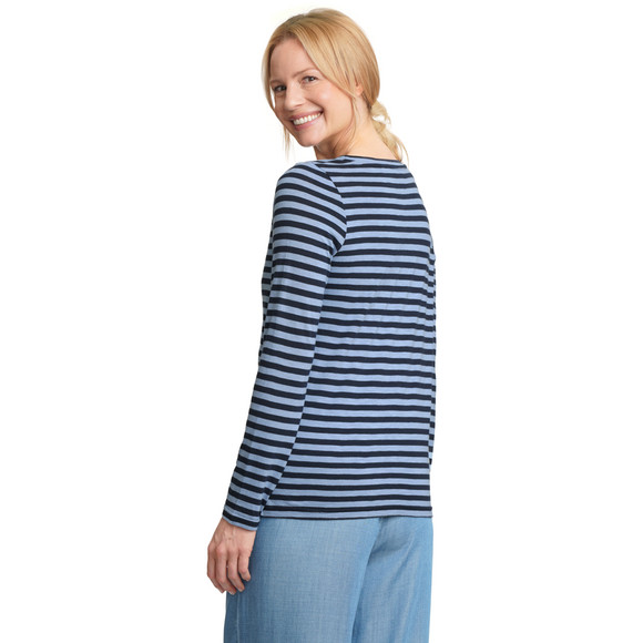Damen Langarmshirt im Streifen-Look