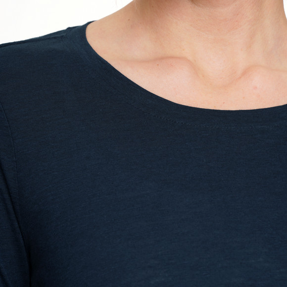 Damen Langarmshirt unifarben