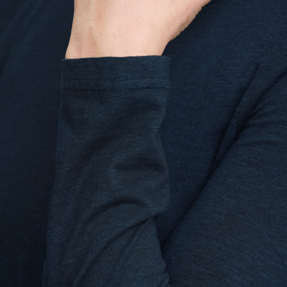 Damen Langarmshirt unifarben