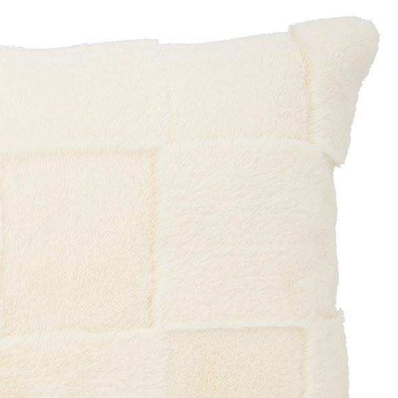 Kissenhülle mit Plüsch
