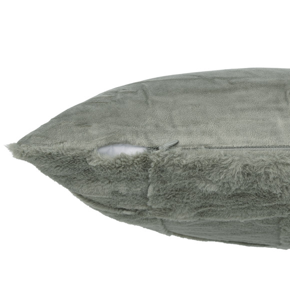 Kissenhülle mit Plüsch