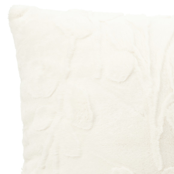 Kussenhoes met bladstructuur