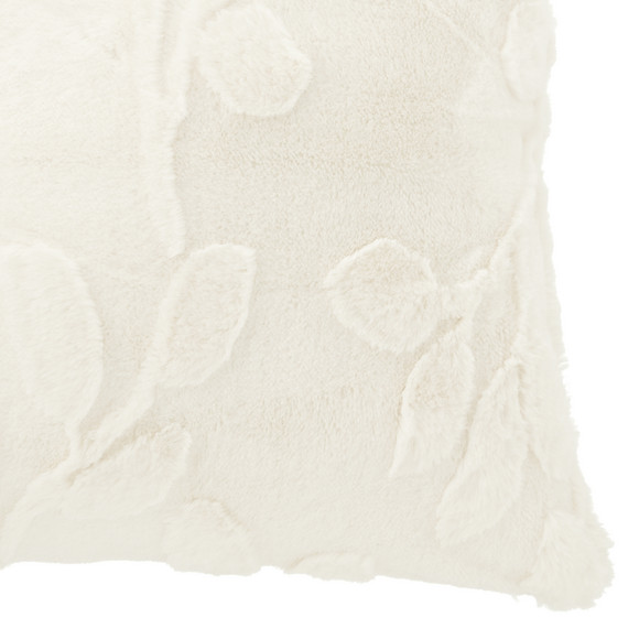 Kussenhoes met bladstructuur