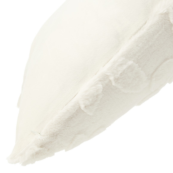 Kussenhoes met bladstructuur