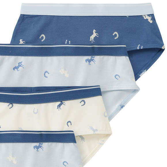 5 meisjesbroekjes met paardenmotieven