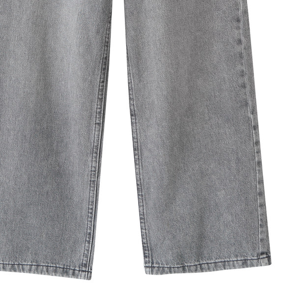Mädchen Wide-Leg-Jeans mit Gürtel