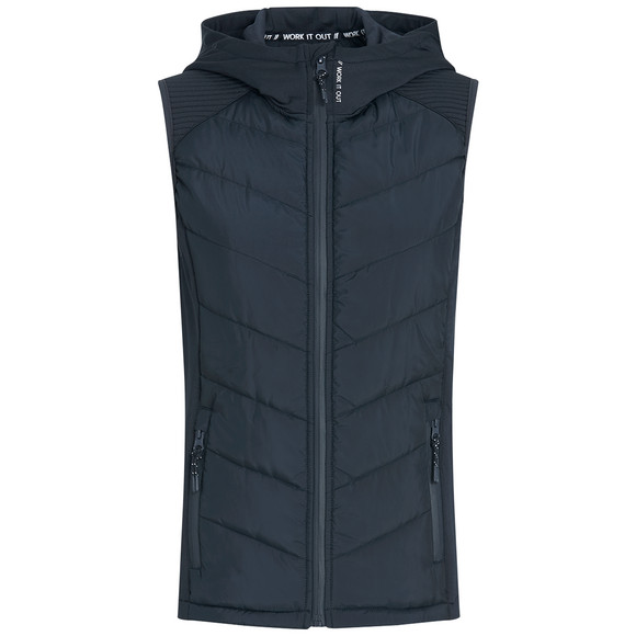 Damen Sport-Weste mit Kapuze