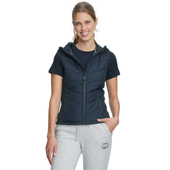 Damen Sport-Weste mit Kapuze