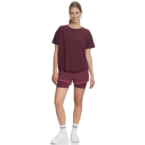 Damen Sport-Shorts zweilagig
