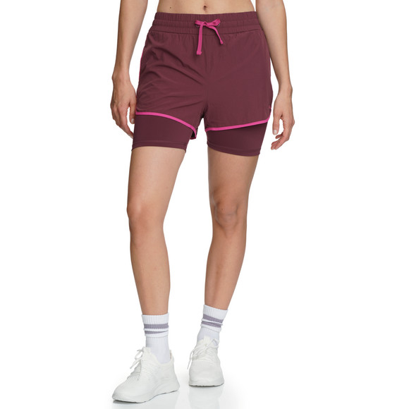 Damen Sport-Shorts zweilagig