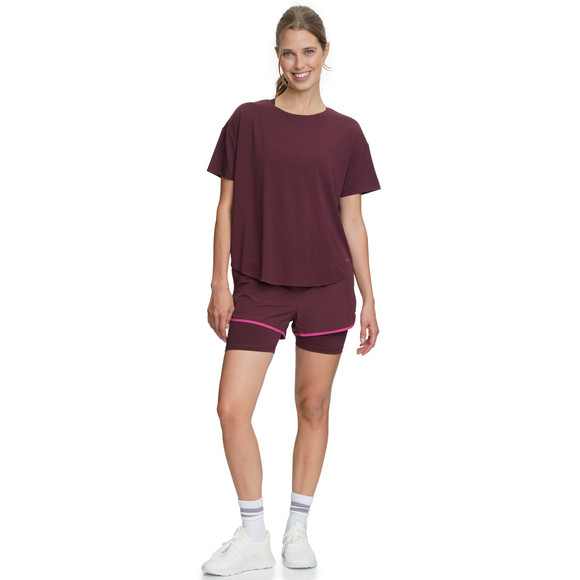 Damen Sport T-Shirt unifarben