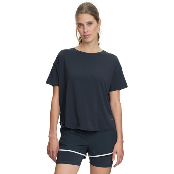 Damen Sport T-Shirt unifarben