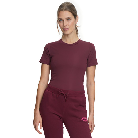 Damen Sport T-Shirt unifarben