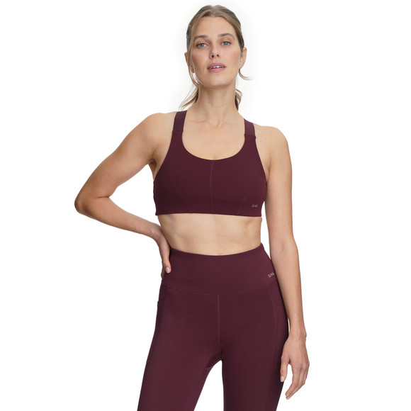Damen Sport-Bustier unifarben