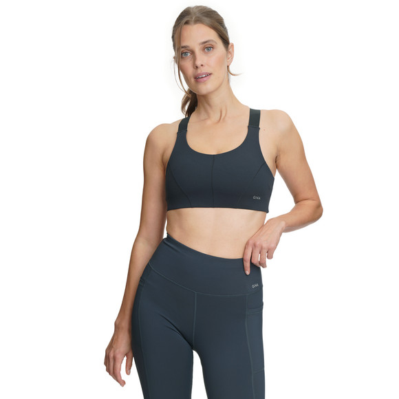 Damen Sport-Bustier unifarben