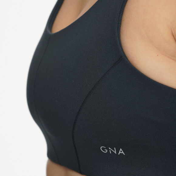 Damen Sport-Bustier unifarben