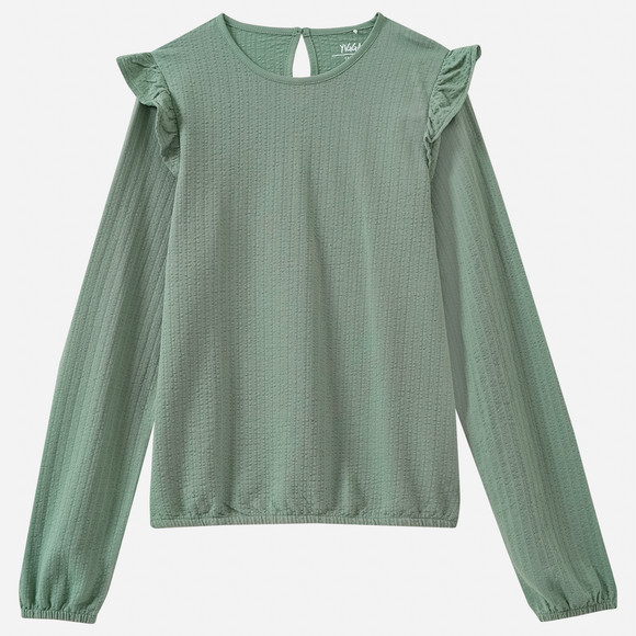 Mädchen Langarmshirt aus Bio-Baumwolle