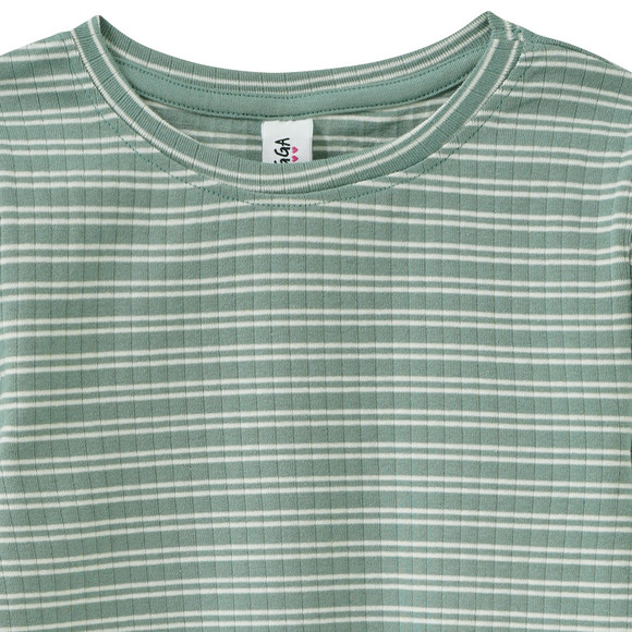 Mädchen Langarmshirt im Streifen-Look