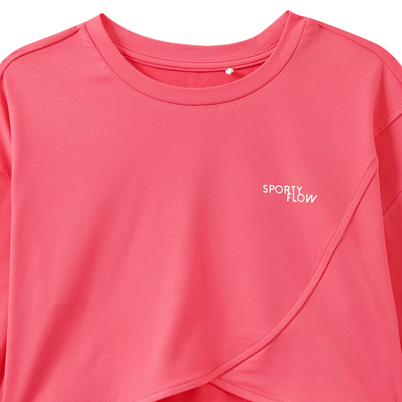 Mädchen Sport-Shirt im Lagen-Look