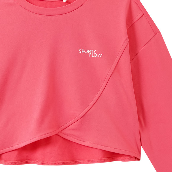 Mädchen Sport-Shirt im Lagen-Look