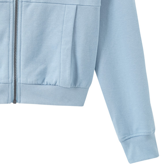 Sweaterjas voor meisjes met applicatie