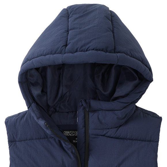 Jungen Steppweste mit Kapuze