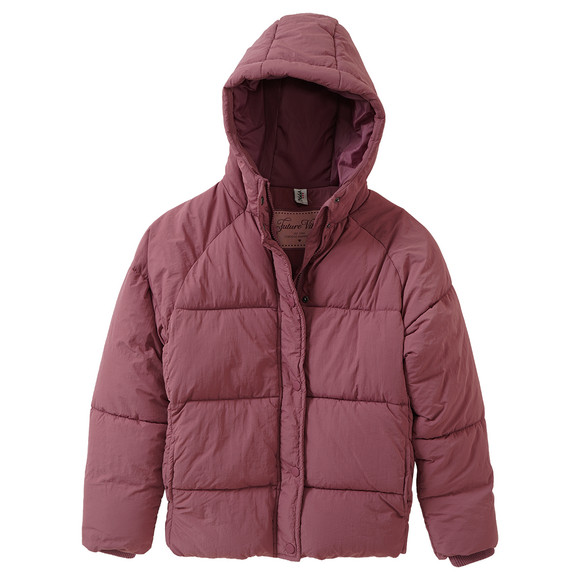Mädchen Steppjacke mit Kapuze