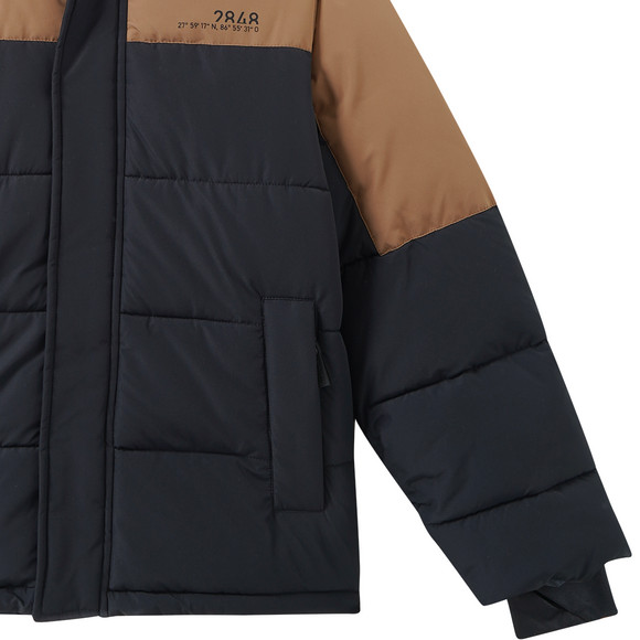 Jungen Winterjacke mit Schneefang