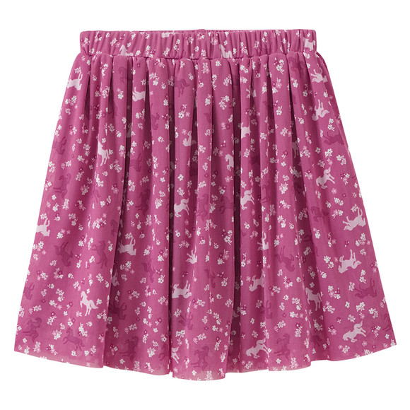 Mädchen Rock mit Pferde-Allover