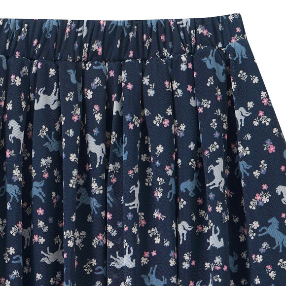 Mädchen Rock mit Pferde-Allover