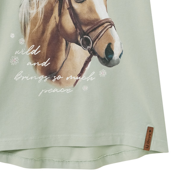Mädchen T-Shirt mit Pferd-Motiv