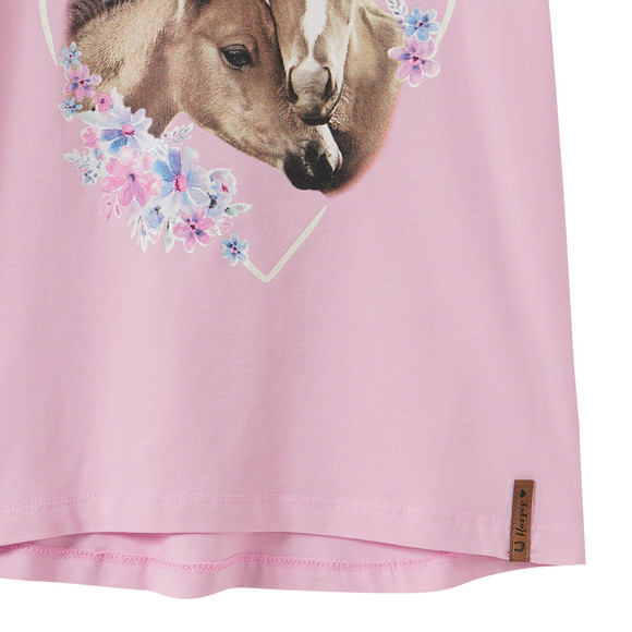 Mädchen T-Shirt mit Pferd-Motiv