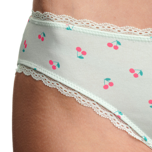 5 Damen Slips in Muster-Mix