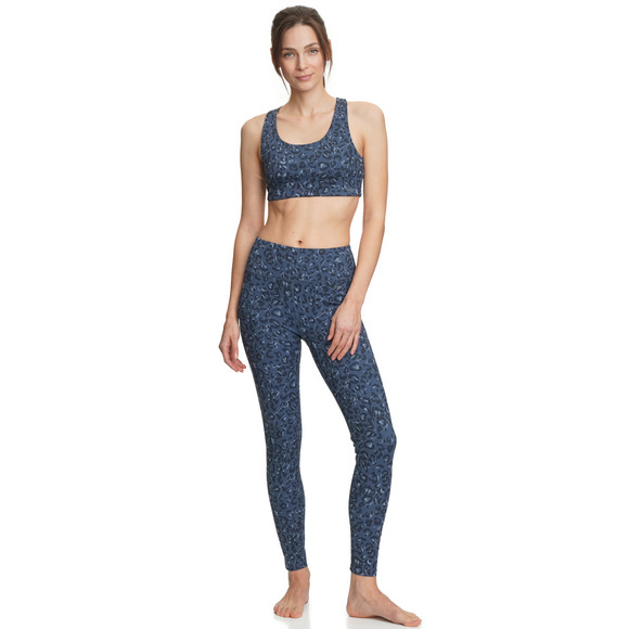 Damen Yoga-Leggings mit Leo-Muster